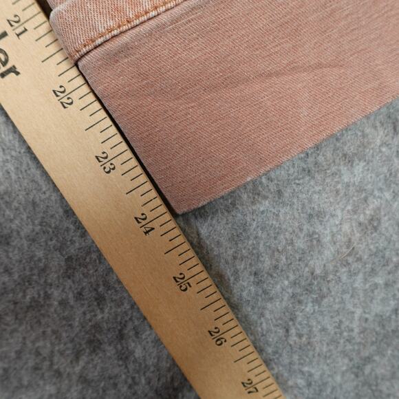 J. Jill Jeans Womens 12 High Rise Cropped Denim Cuffed Ankle Mauve Pink - Picture 5 of 10